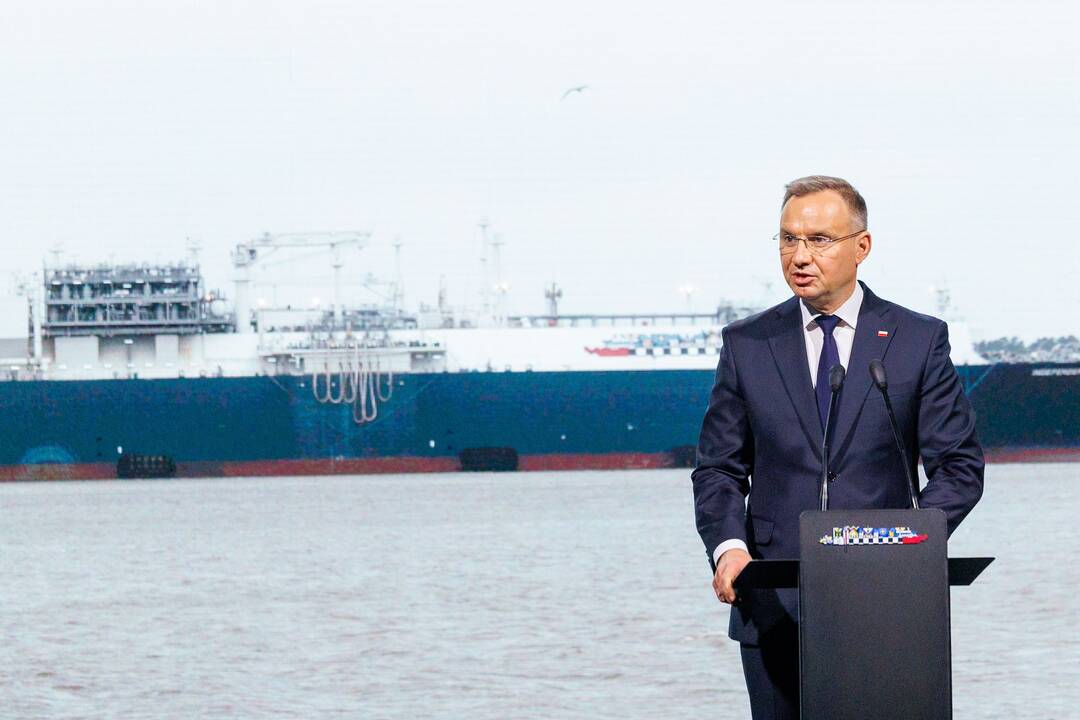 Laivo-saugyklos „Independence“ nuosavybės teisių perdavimo Lietuvai ceremonija