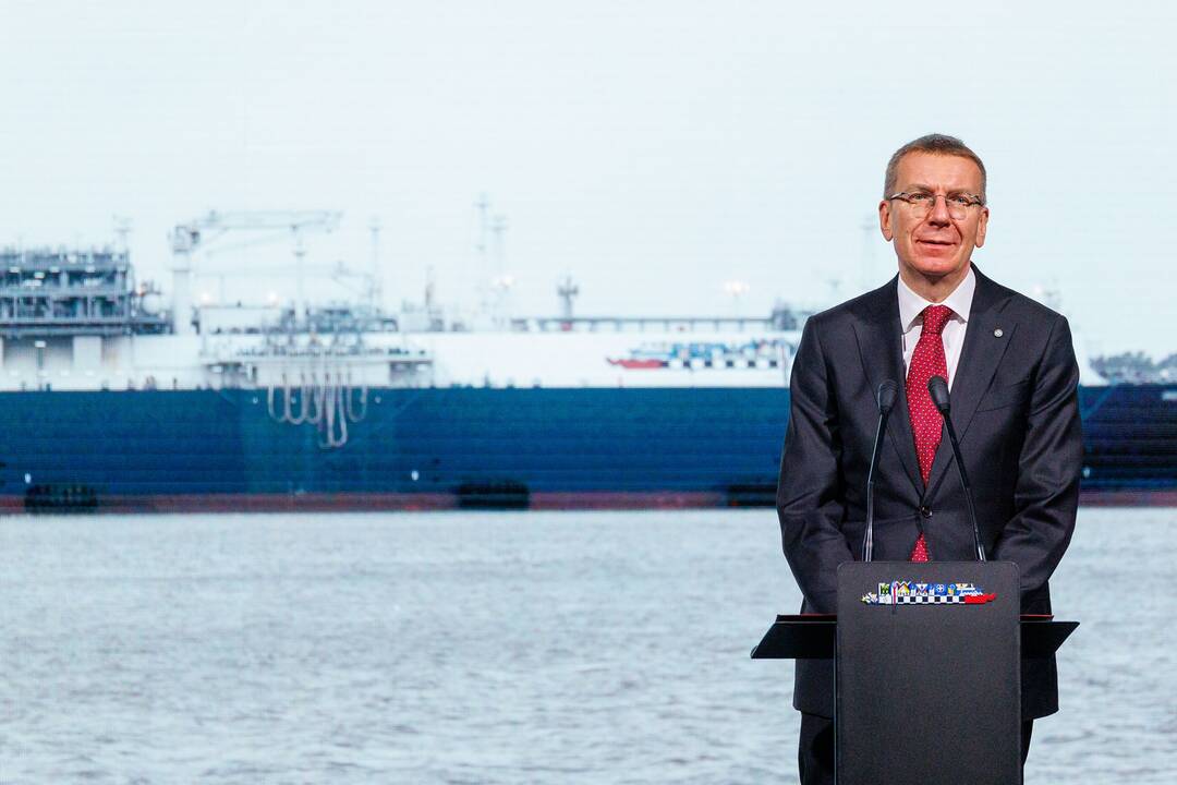 Laivo-saugyklos „Independence“ nuosavybės teisių perdavimo Lietuvai ceremonija