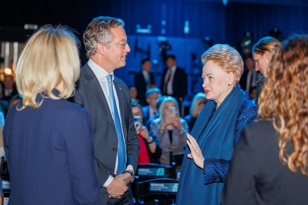 Laivo-saugyklos „Independence“ nuosavybės teisių perdavimo Lietuvai ceremonija