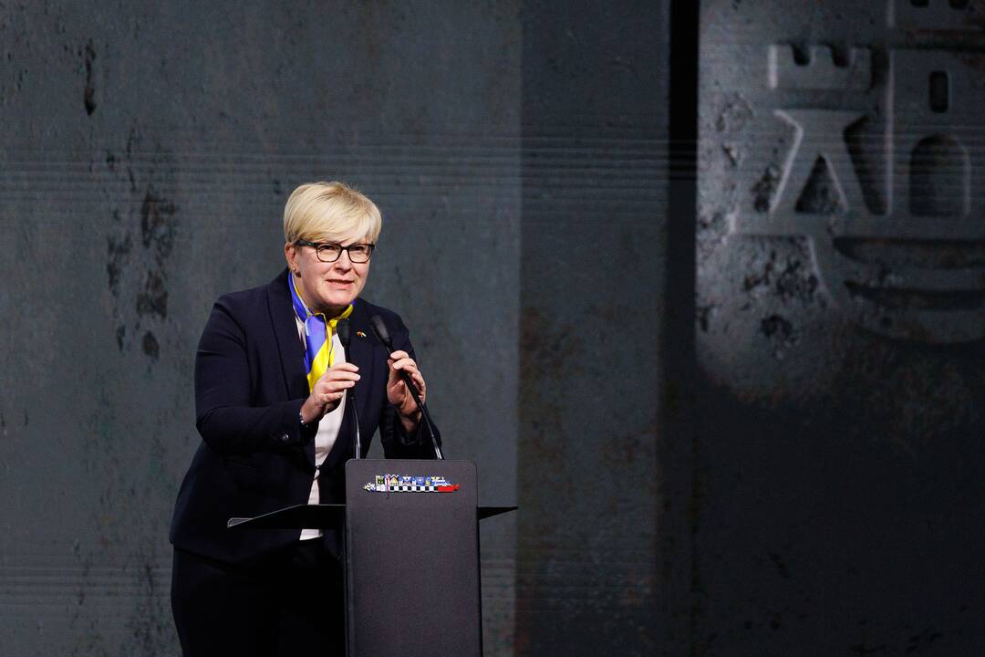 Laivo-saugyklos „Independence“ nuosavybės teisių perdavimo Lietuvai ceremonija