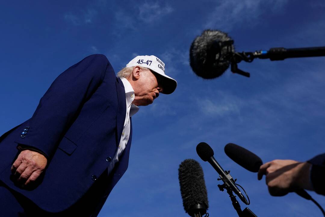 Trumpas kalba apie pažangą branduolinėse derybose su Iranu