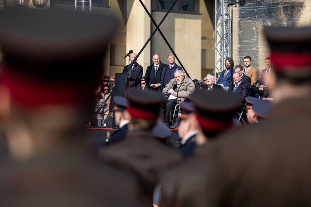 Baltijos valstybių vėliavų pakėlimo ceremonija 2025 m.