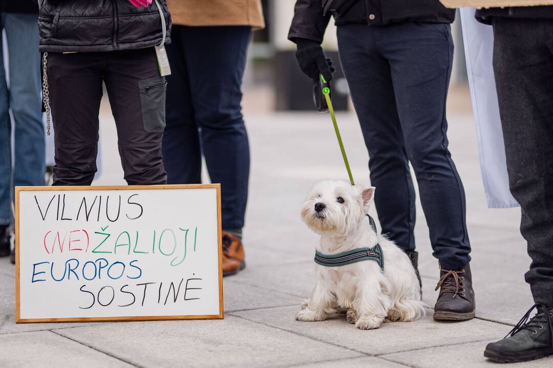 Sostinėje – dar vienas protestas dėl viešojo transporto kainų