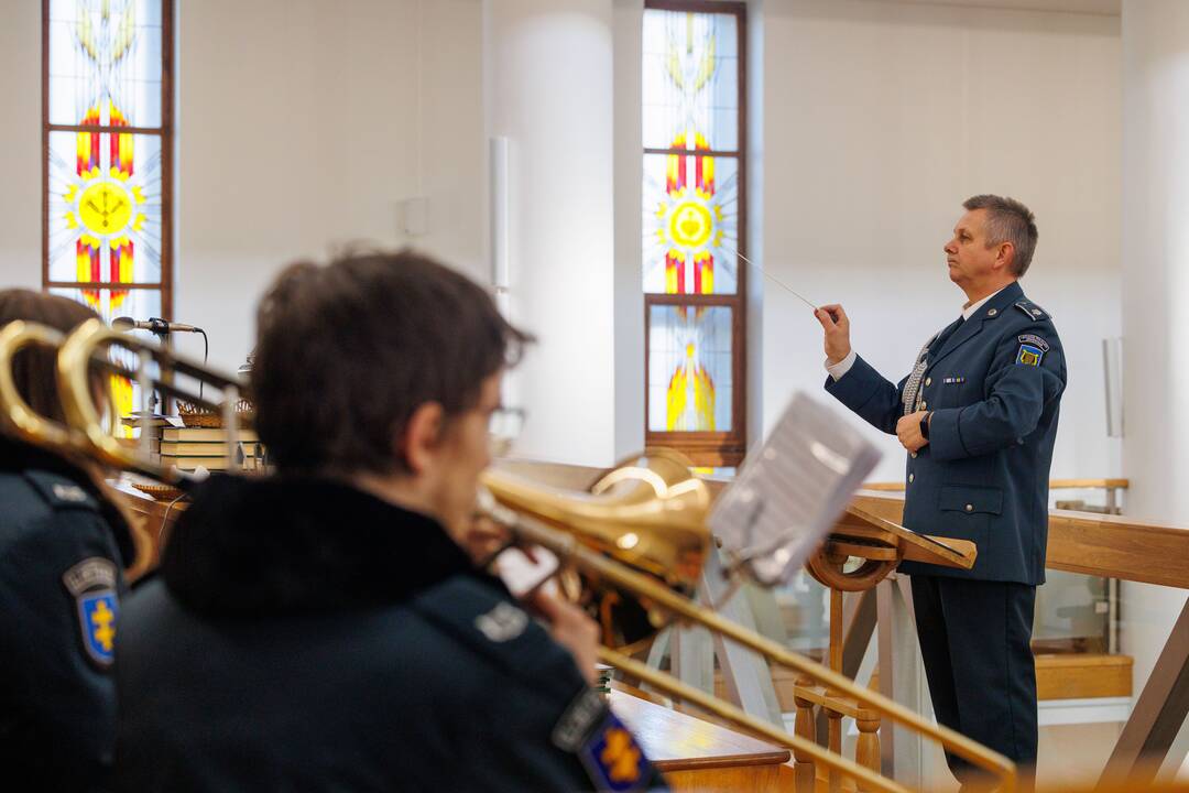 Gaisre žuvusio ugniagesio Rolando Venslauskio laidotuvės