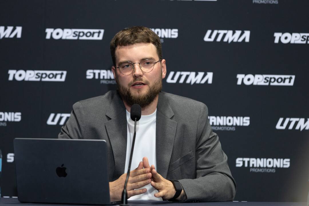 Eimanto Stanionio spaudos konferencija Kaune