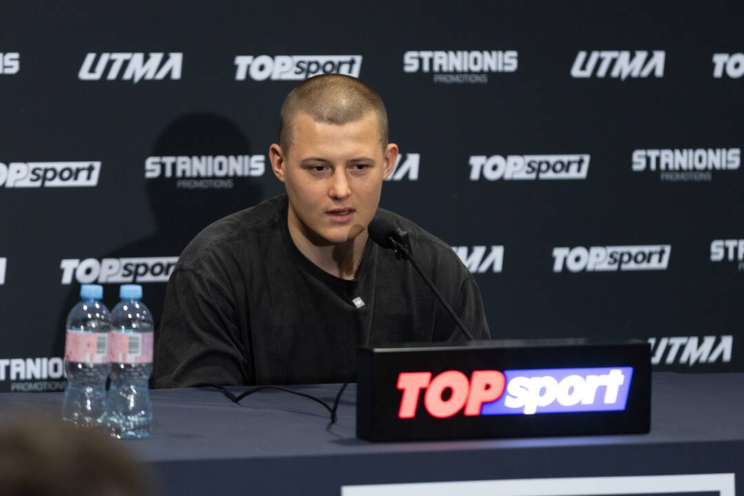 Eimanto Stanionio spaudos konferencija Kaune
