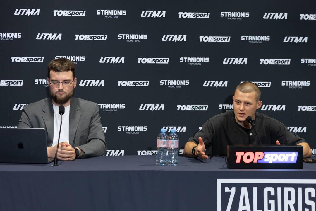 Eimanto Stanionio spaudos konferencija Kaune