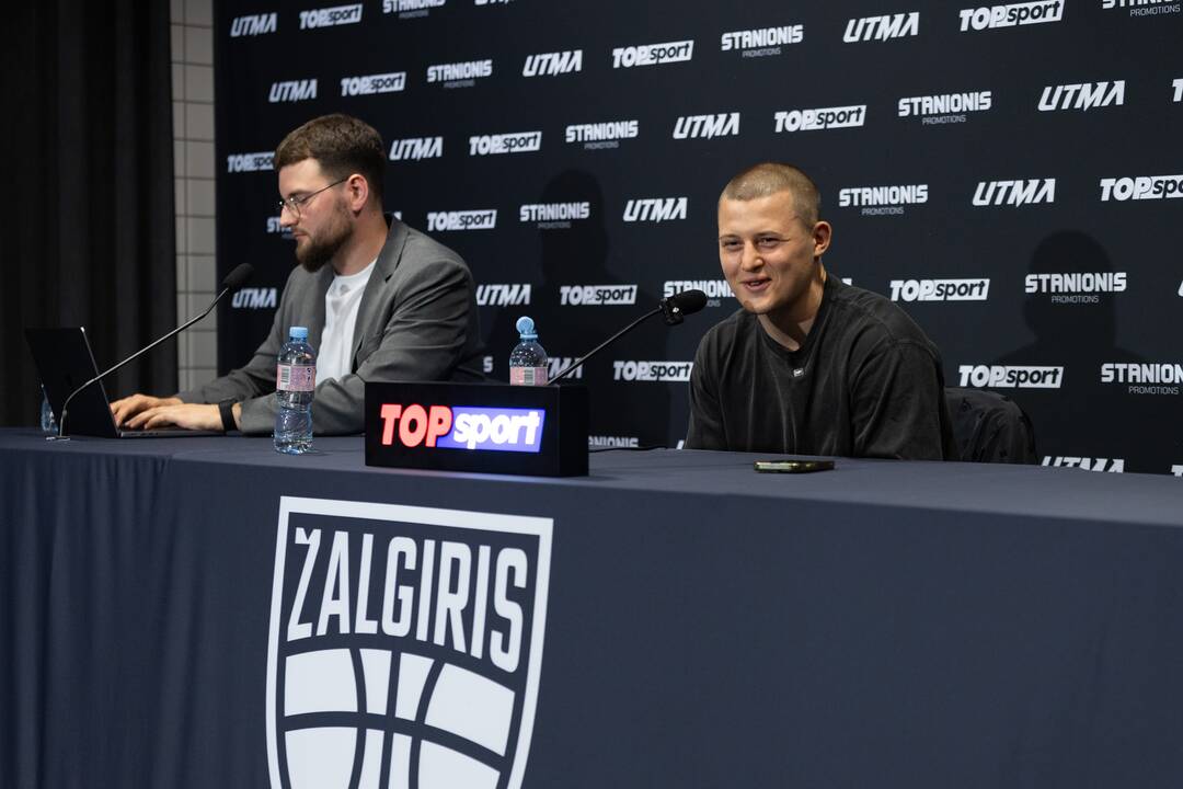Eimanto Stanionio spaudos konferencija Kaune