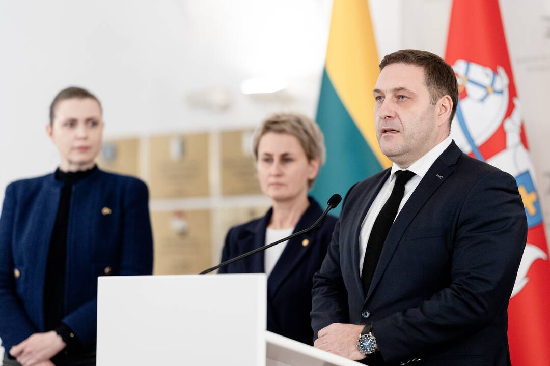 Spaudos konferencija dėl galimai padarytos nusikalstamos veikos vykdant viešuosius pirkimus