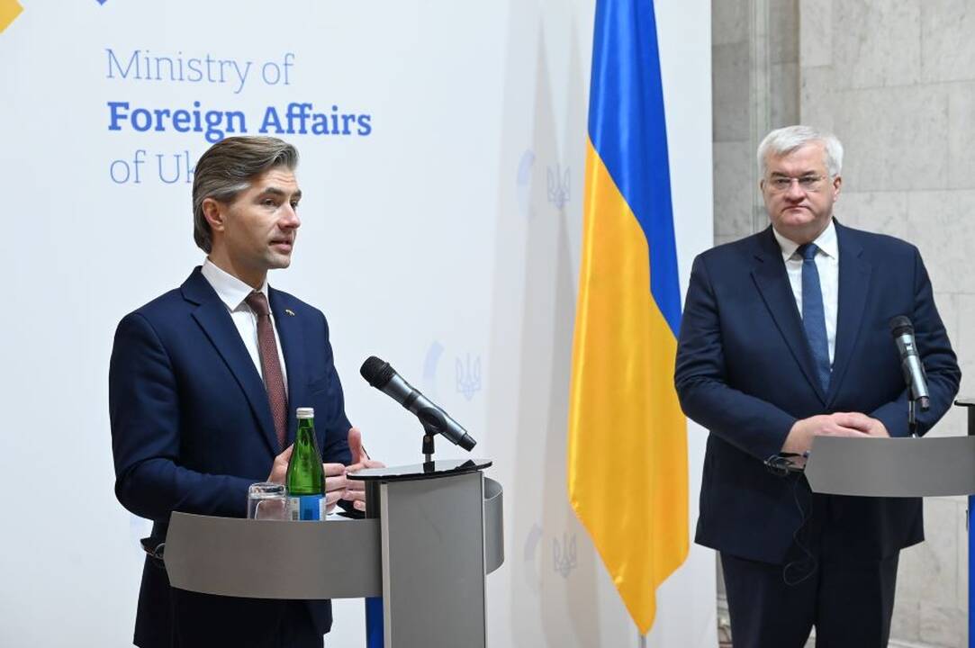 Budrys: Lietuva niekada nepripažins Rusijos nelegaliai okupuotų Ukrainos teritorijų