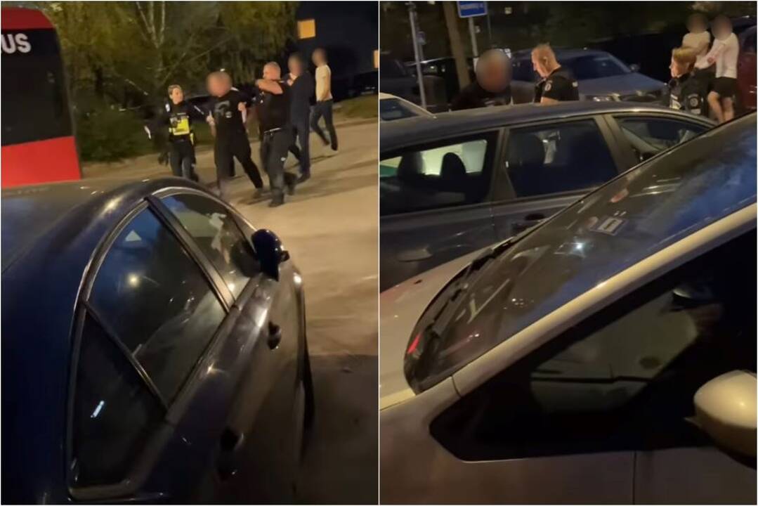 Sostinėje sučiuptas prie vairo sėdęs girtas vyras: bandė sprukti, bet nepavyko