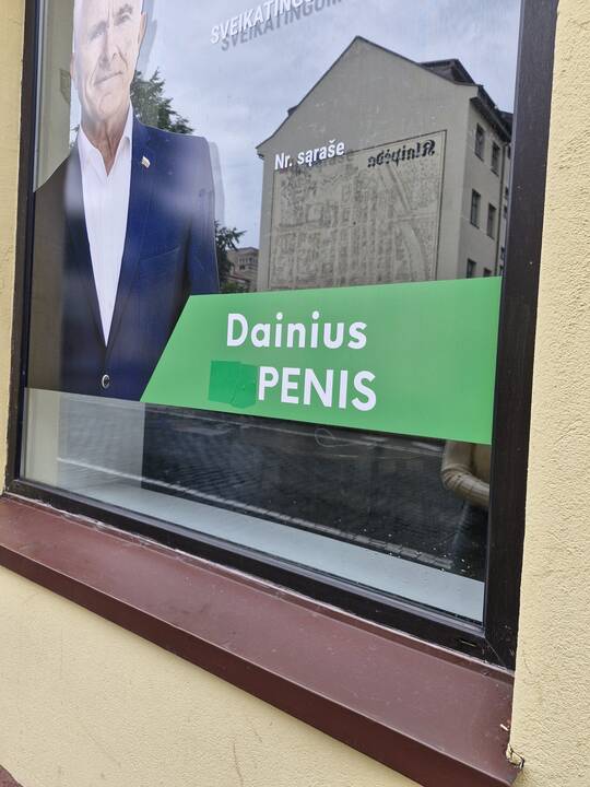 Akibrokštas: kas galėjo pasityčioti iš D. Kepenio pavardės, kol kas nežinia, bet manoma,