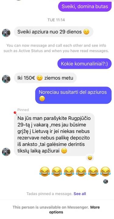 Versliukas: gyventojai perspėjami nepervedinėti pinigų neaiškių skelbimų apie parduodamą butą autoriams.