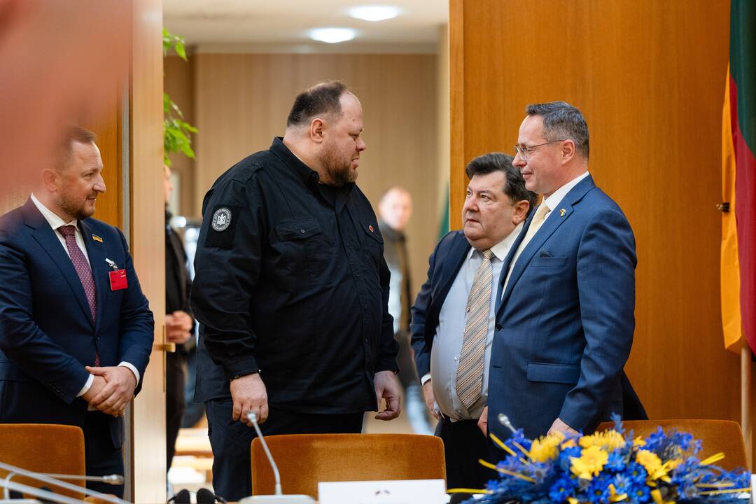 Seime lankėsi Ukrainos Aukščiausiosios Rados pirmininkas R. Stefančukas