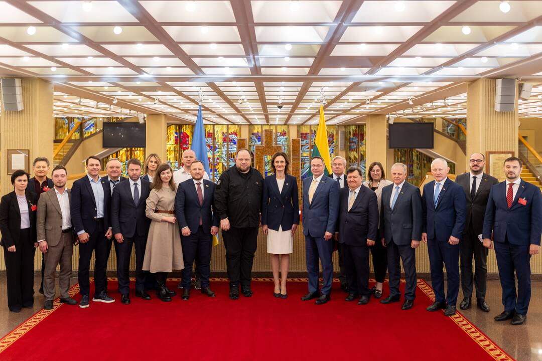 Seime lankėsi Ukrainos Aukščiausiosios Rados pirmininkas R. Stefančukas