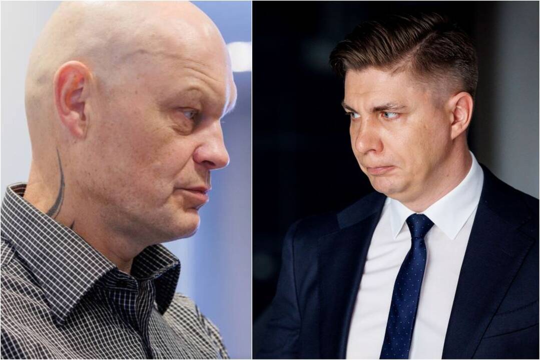Andrejus Lobovas (kairėje) ir