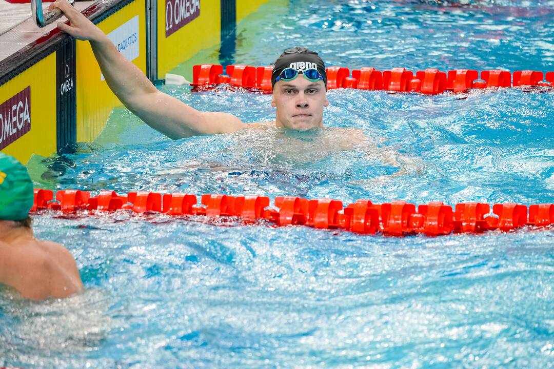 Rapšys vos per plauką nepateko į pasaulio plaukimo čempionato finalą (atnaujinta)