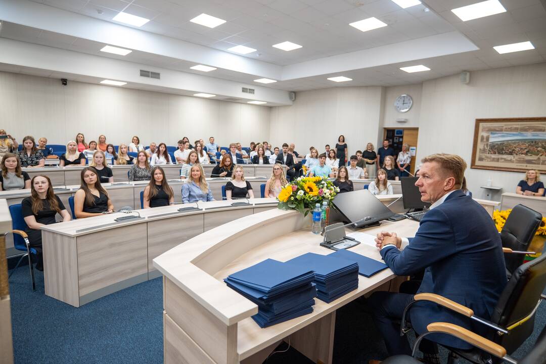 Klaipėdos šimtukininkams – piniginės premijos