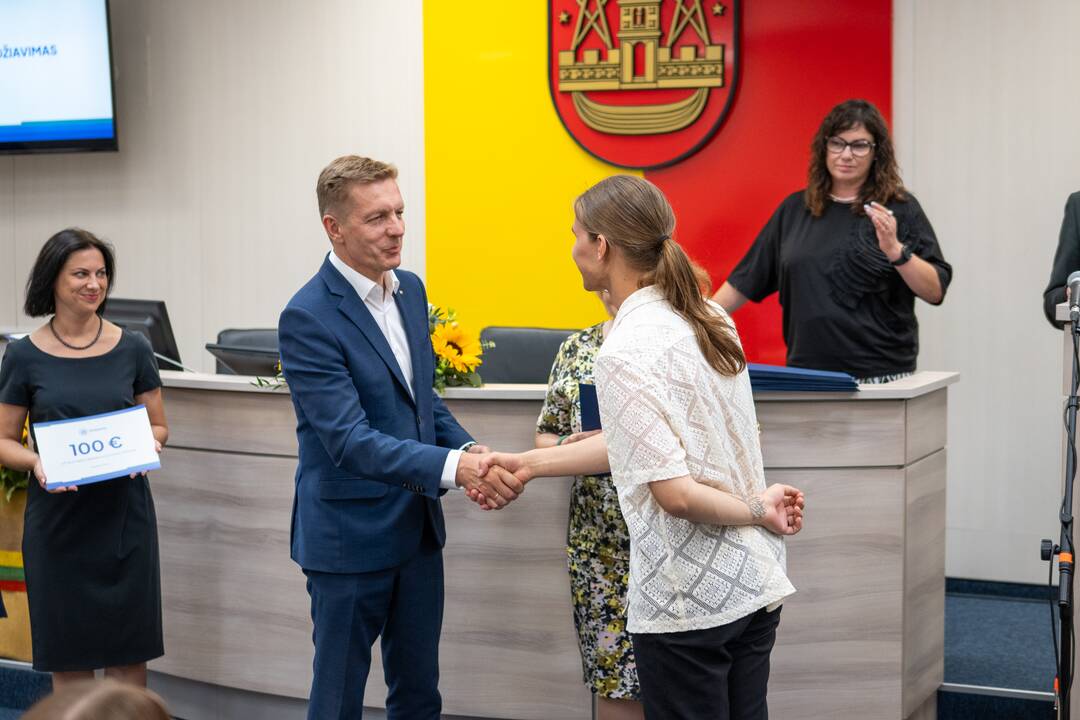 Klaipėdos šimtukininkams – piniginės premijos