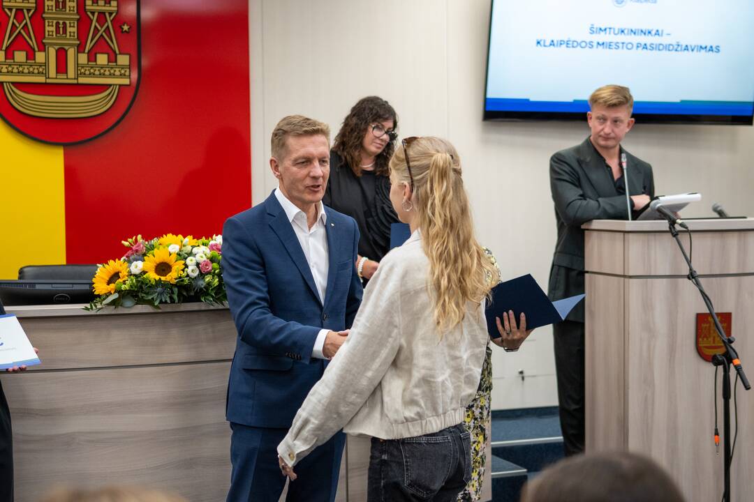 Klaipėdos šimtukininkams – piniginės premijos