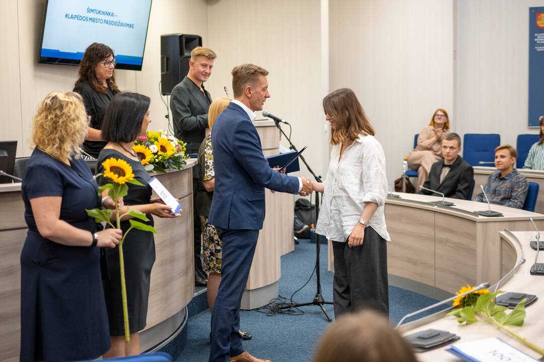 Klaipėdos šimtukininkams – piniginės premijos