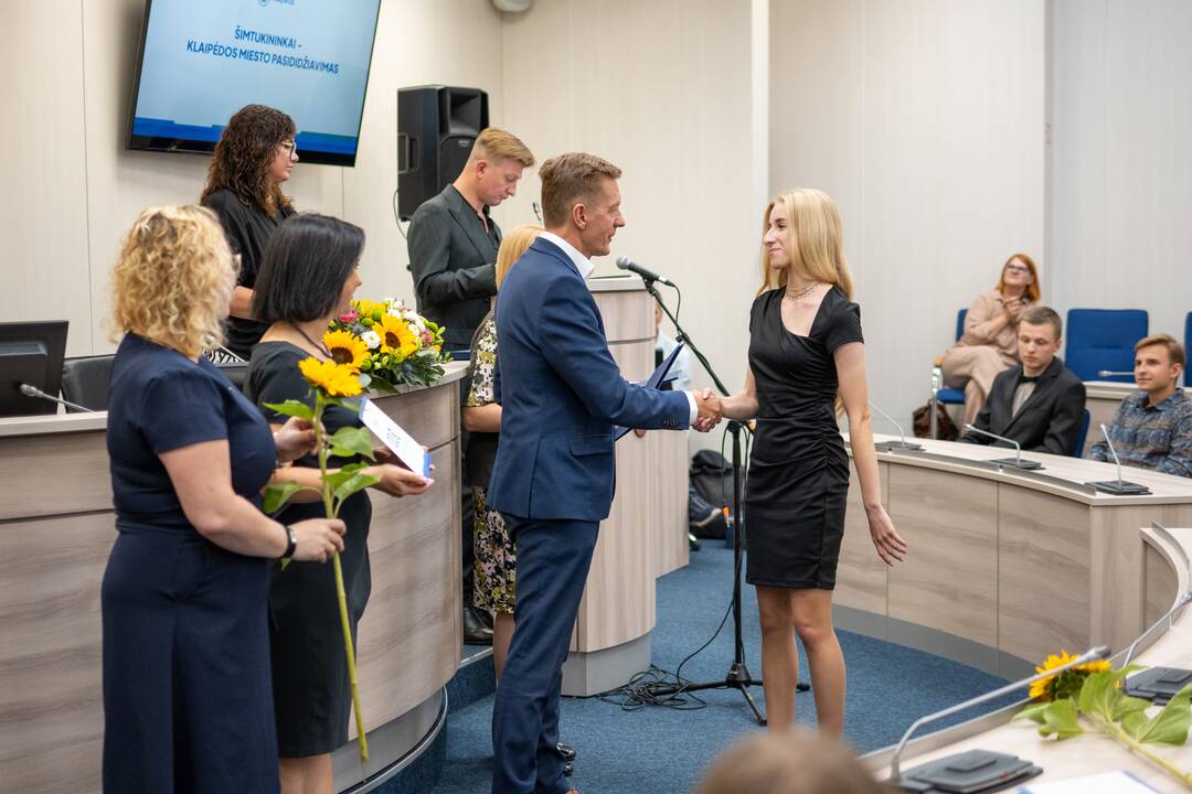 Klaipėdos šimtukininkams – piniginės premijos