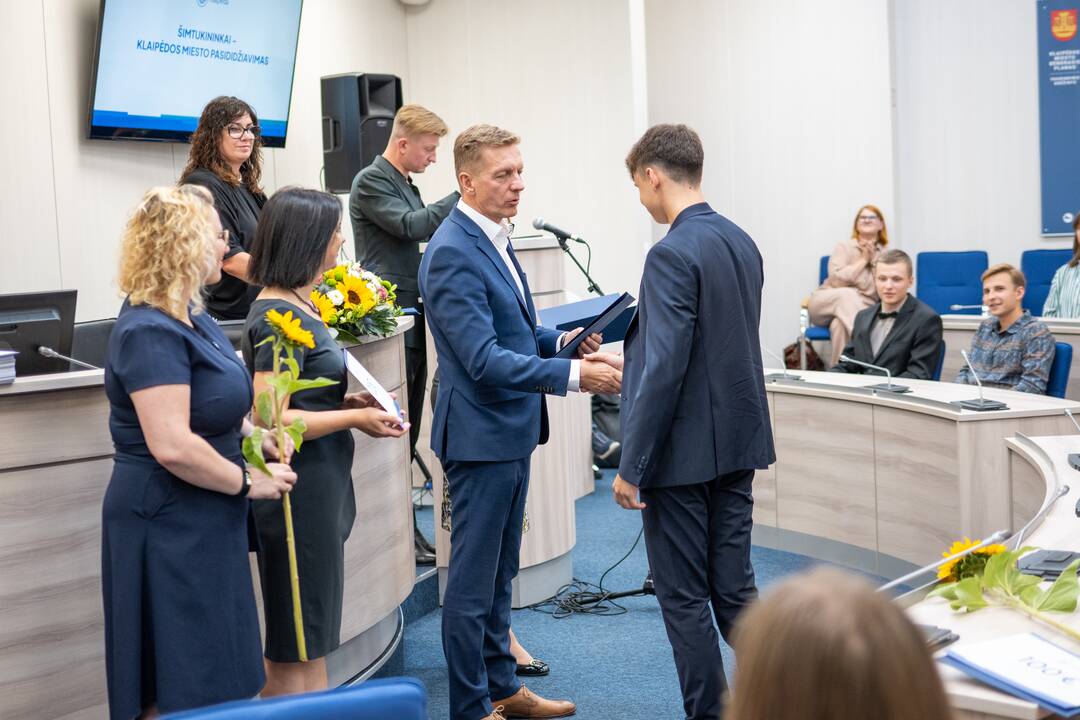 Klaipėdos šimtukininkams – piniginės premijos