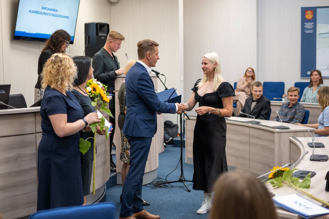 Klaipėdos šimtukininkams – piniginės premijos