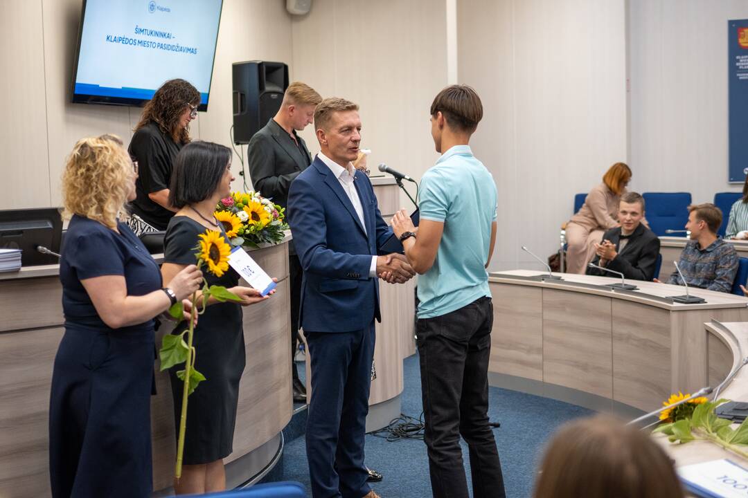 Klaipėdos šimtukininkams – piniginės premijos