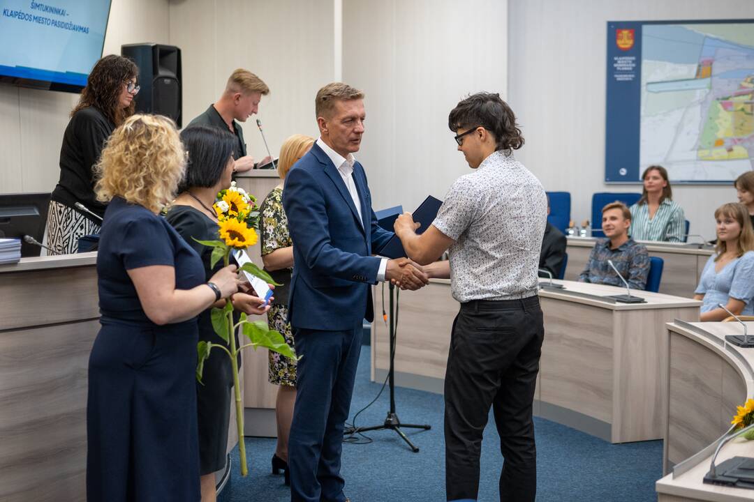 Klaipėdos šimtukininkams – piniginės premijos