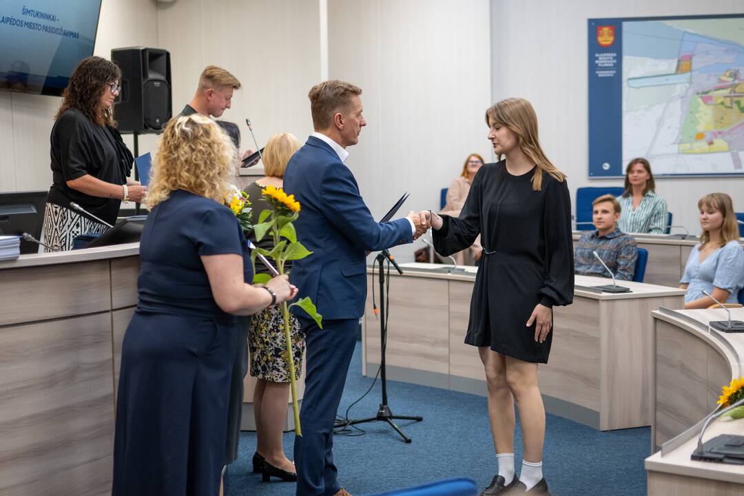 Klaipėdos šimtukininkams – piniginės premijos