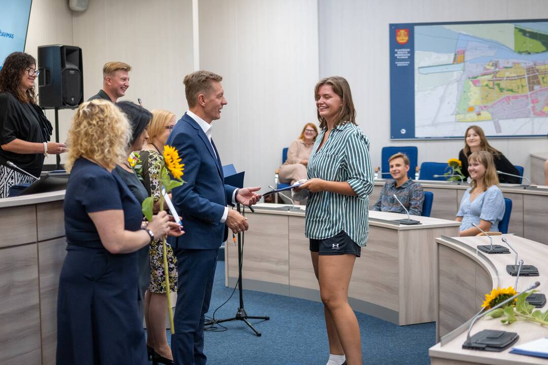Klaipėdos šimtukininkams – piniginės premijos