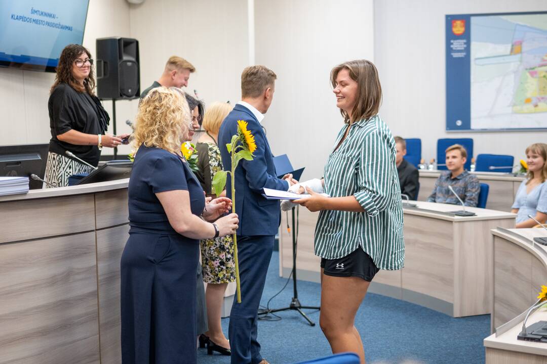 Klaipėdos šimtukininkams – piniginės premijos