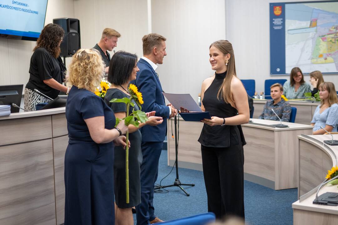 Klaipėdos šimtukininkams – piniginės premijos