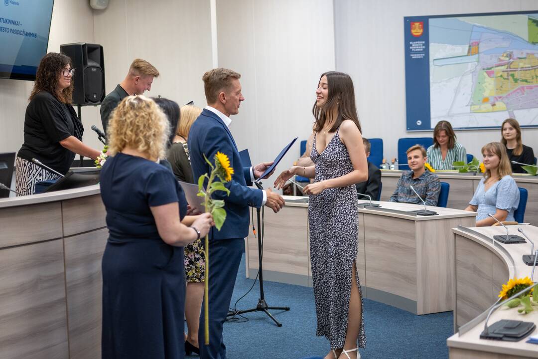 Klaipėdos šimtukininkams – piniginės premijos