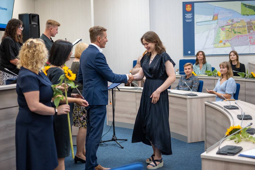 Klaipėdos šimtukininkams – piniginės premijos