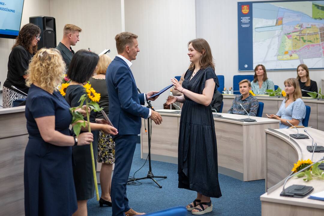 Klaipėdos šimtukininkams – piniginės premijos