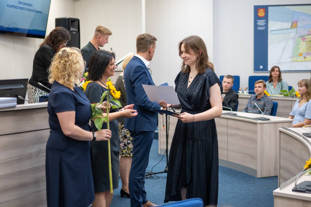 Klaipėdos šimtukininkams – piniginės premijos