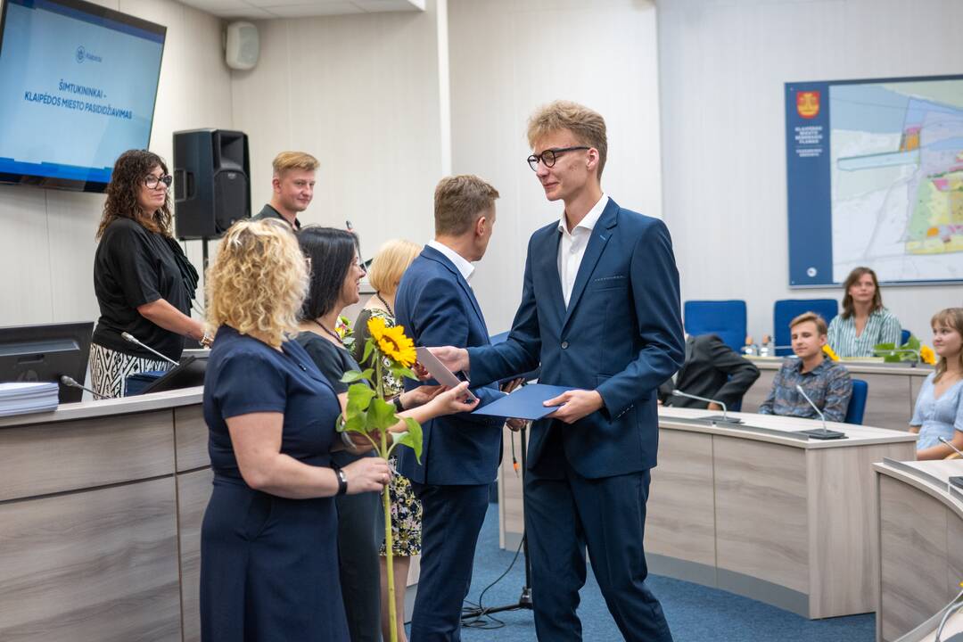 Klaipėdos šimtukininkams – piniginės premijos