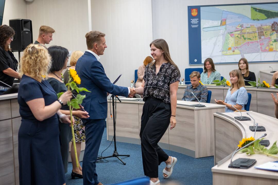 Klaipėdos šimtukininkams – piniginės premijos
