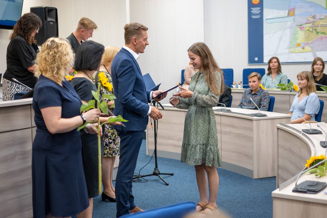 Klaipėdos šimtukininkams – piniginės premijos