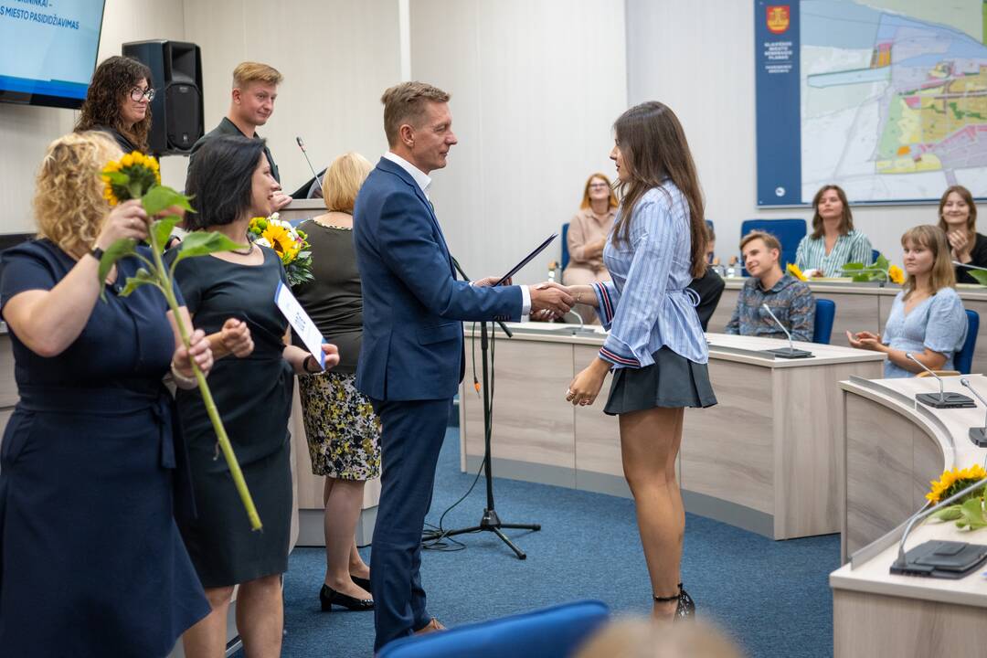 Klaipėdos šimtukininkams – piniginės premijos