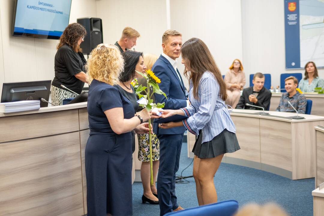 Klaipėdos šimtukininkams – piniginės premijos