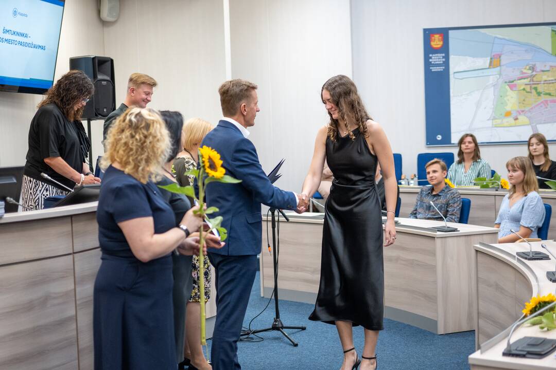 Klaipėdos šimtukininkams – piniginės premijos