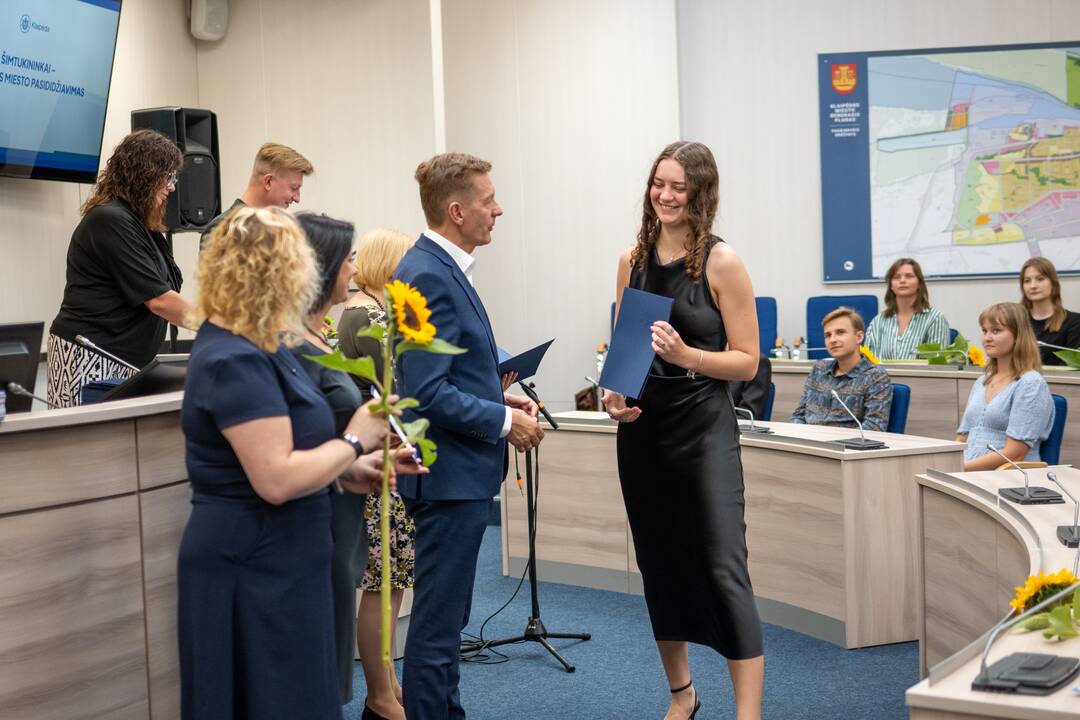 Klaipėdos šimtukininkams – piniginės premijos