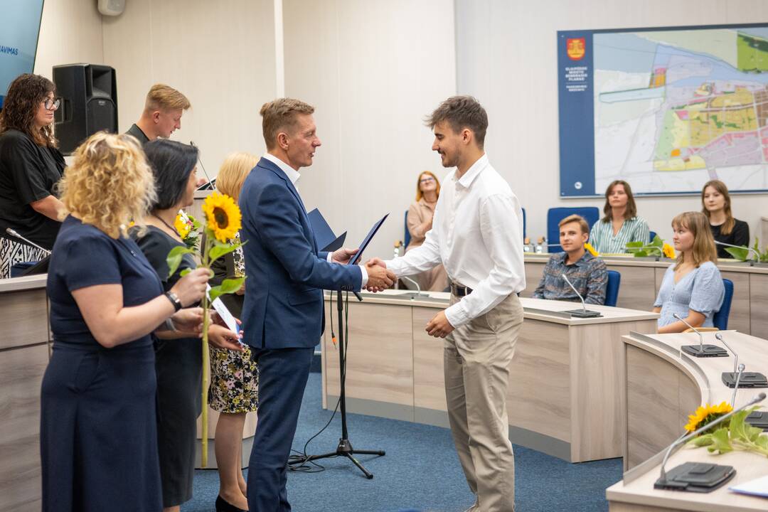 Klaipėdos šimtukininkams – piniginės premijos