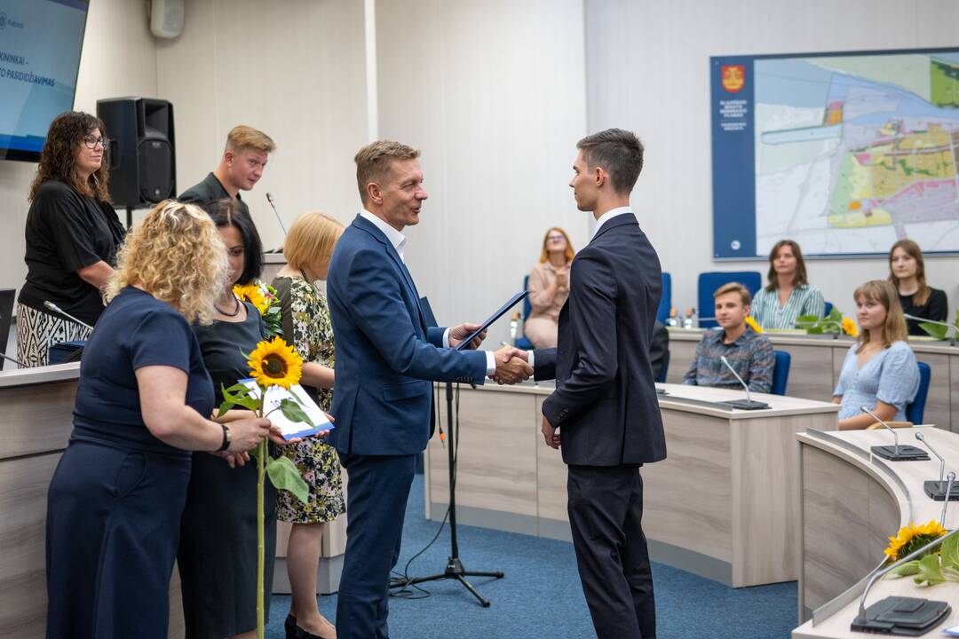 Klaipėdos šimtukininkams – piniginės premijos