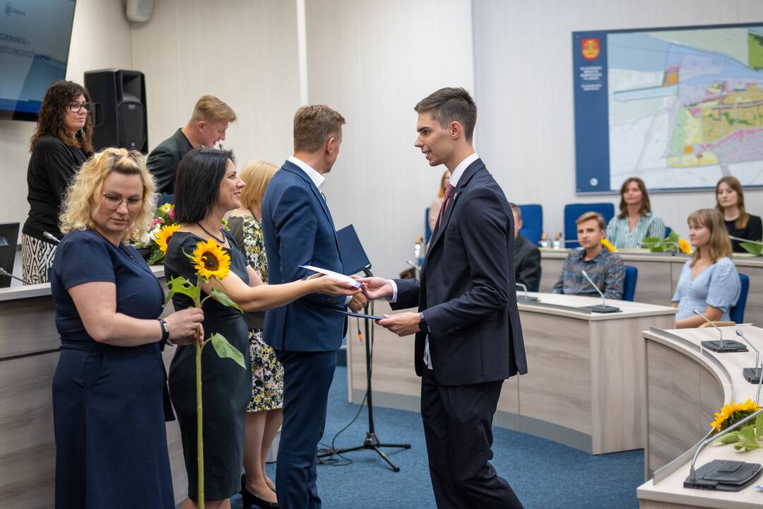 Klaipėdos šimtukininkams – piniginės premijos
