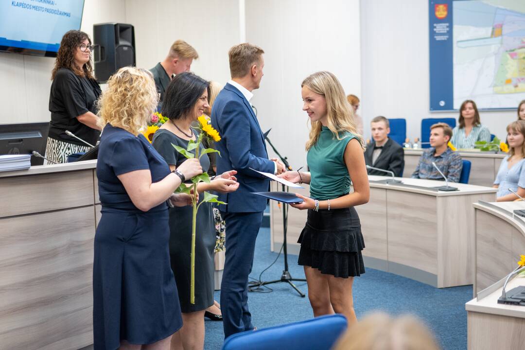 Klaipėdos šimtukininkams – piniginės premijos