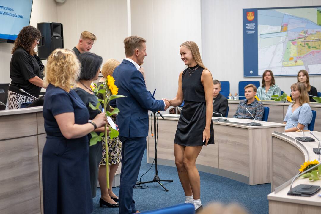 Klaipėdos šimtukininkams – piniginės premijos